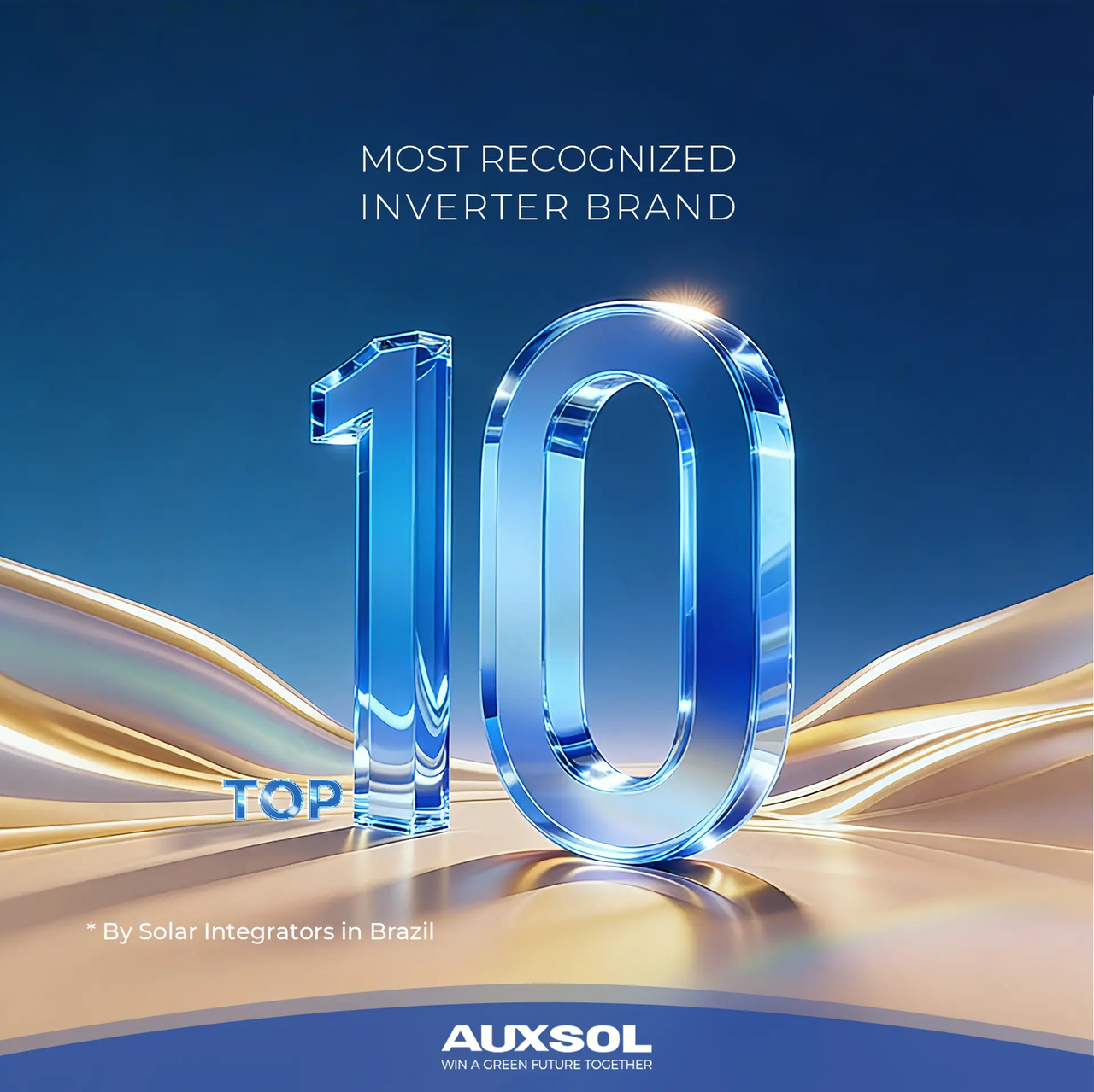 AUXSOL has been recognized in the Greener TOP 10 in Brazil.